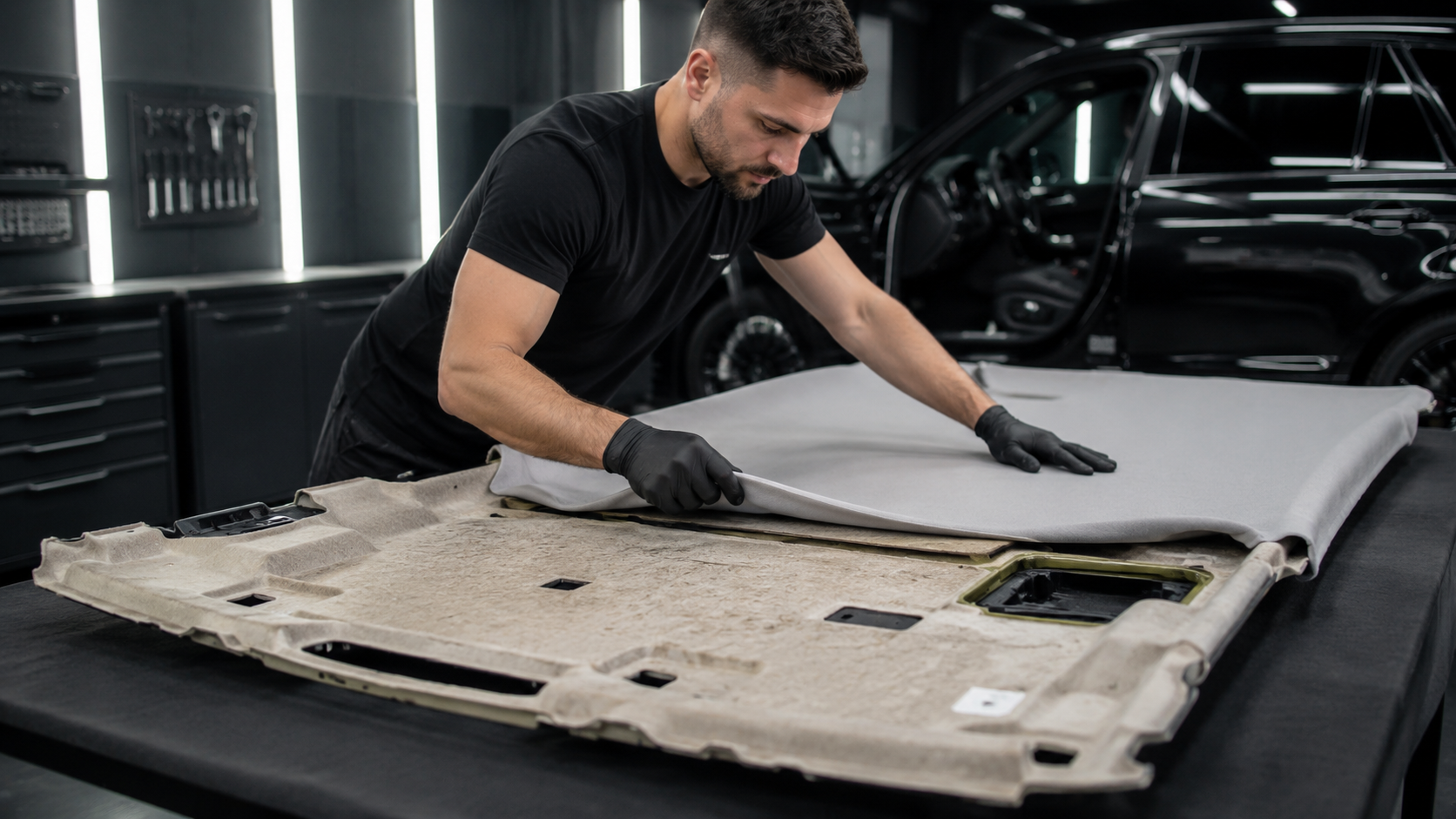 Перетяжка потолка в Барнауле — GS Detailing